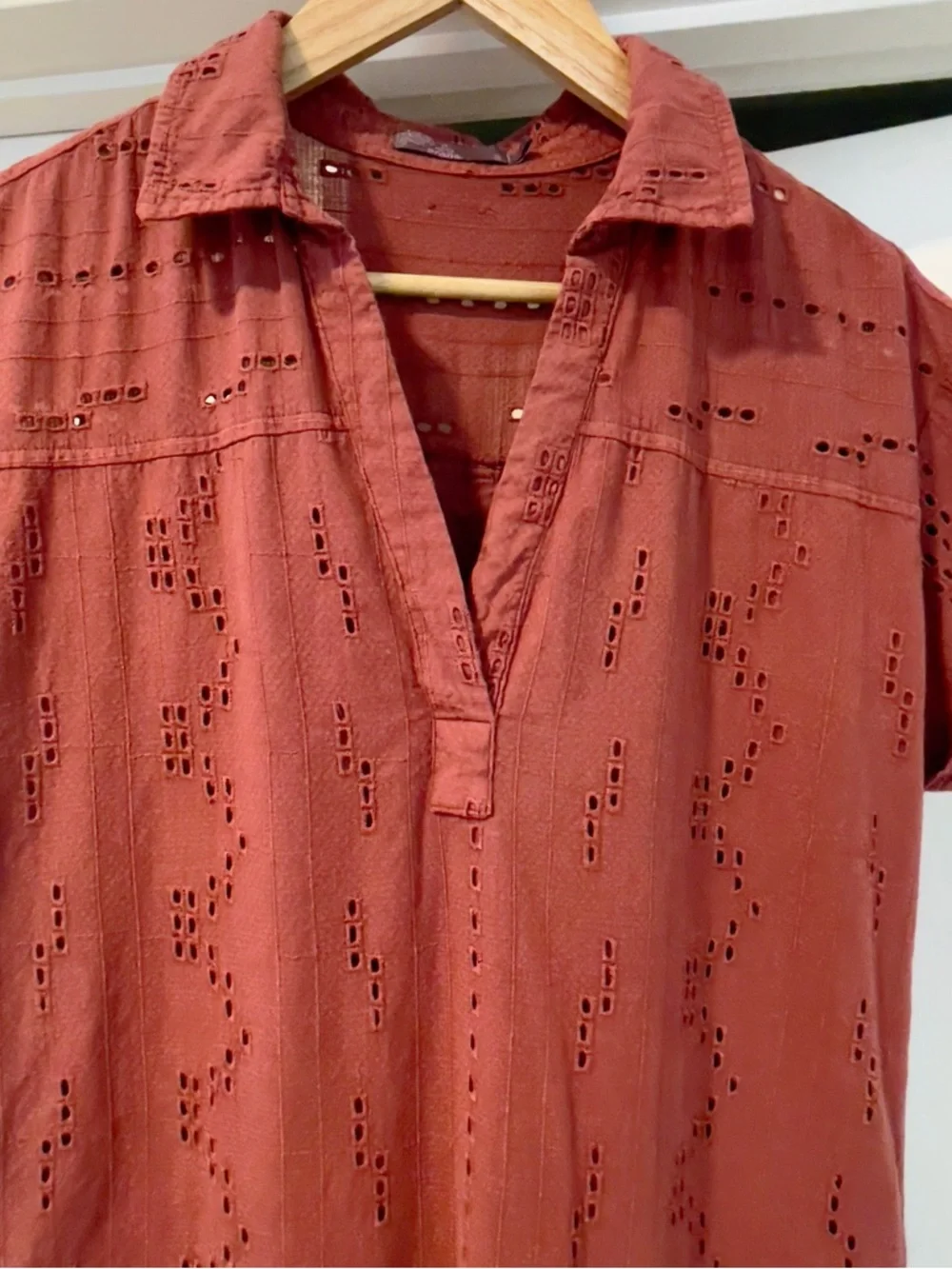 Prana Ladyland Eyelet Dress in Vino Small - Picture 7 of 11